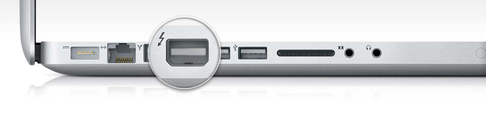 Thunderbolt現配備于全新 MacBook Air、MacBook Pro、iMac 和 Mac mini 之上