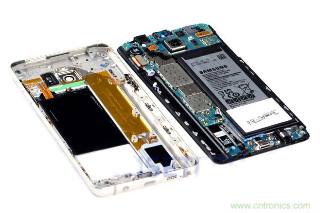 Galaxy Note5拆解，與S系列差距日漸模糊