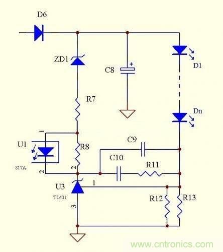 LED驅動電源：3個電路巧妙利用TL431來恒流！