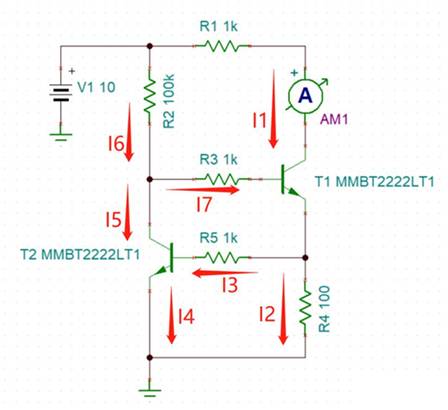2個NPN三極管組成的恒流電路，如何工作？