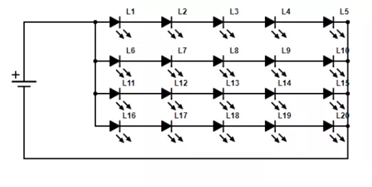 三種LED接線(xiàn)：串聯(lián)、并聯(lián)和串并聯(lián)，我們?cè)撊绾芜x？